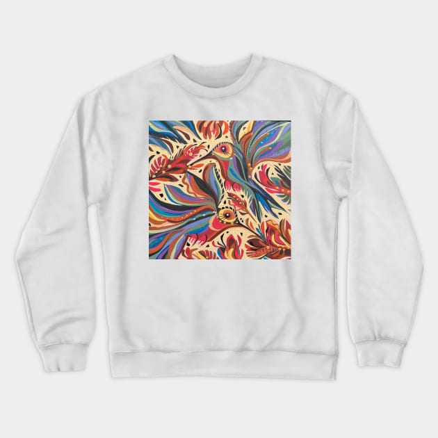 Star Fire Crewneck Sweatshirt by BethanneHill